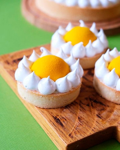 Лимонные тарталетки с ванилью Лимонные тарталетки с ванилью