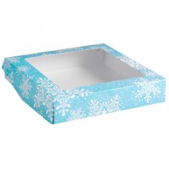 Коробка для сладостей "Снежинки" 20х20х4 см 5097374