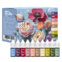 Набор красителей пищевых гелевых водорастворимых Art Color Paint 10 шт PNT-5175-010