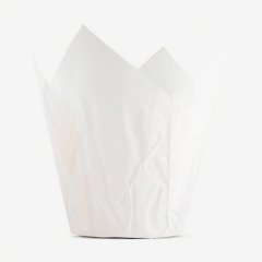 Капсула тюльпан Белая D50 H80 мм 100 шт TULIP W 50*80 E  Т50*80(W), б-102; 7450250