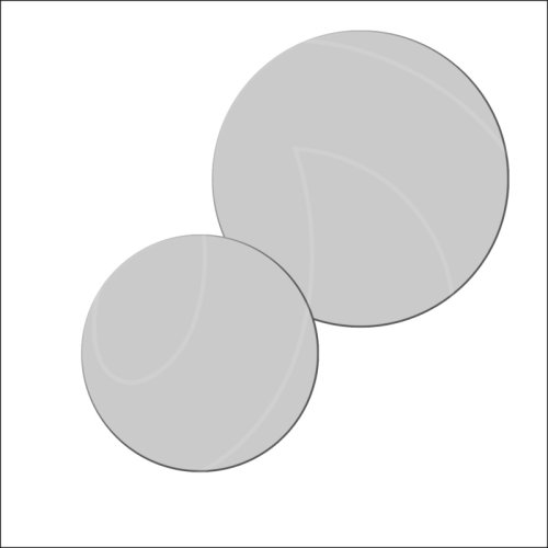 Топпер декоративный Зеркало 10 см ТСК29