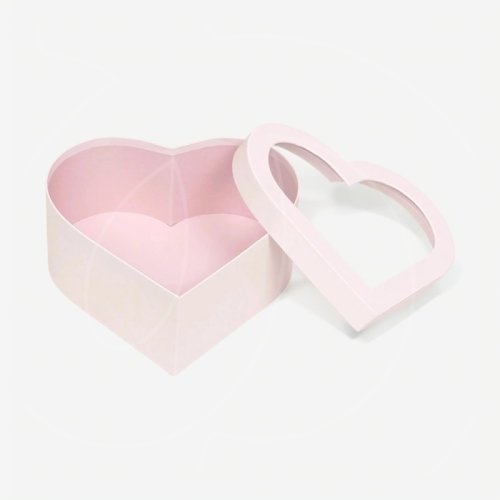 Коробка для сладостей с окном "Сердце" 26х24х11,5 см 10541961