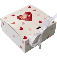 Коробка для сладостей "I love you" 11,5х11,5х5 см КУ-251
