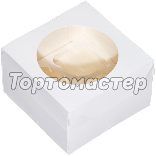 Коробка на 4 капкейка ForGenika Muf Pro Window White