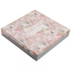 Коробка для сладостей "Цвети" 25x25x4,5 см 7150228