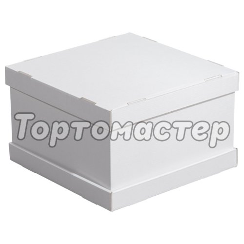 Коробка для торта Белая ForGenika 30х30х20 см Strong* W 300*300*200