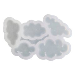 Форма силиконовая для леденцов "Облака" сф-138
