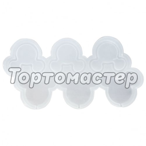 Форма силиконовая для леденцов "Погремушка" Микки-Маус НФ-00003370, сф-163