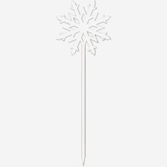 Набор топперов декоративных акриловых "Снежинка" Белый 4х12 см 3 шт ТСК401, 259 ₽ Набор топперов декоративных акриловых "Снежинка" Белый 4х12 см 3 шт ТСК401