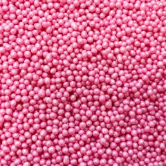 Посыпка из дутого риса Жемчуг Розовый 2-5 мм 50 г