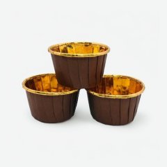 Капсула бумажная с подворотом Золото/Коричневый D50 H40 10 шт Past FB 50*40 (Brown/Gold), 119 ₽ Капсула бумажная с подворотом Золото/Коричневый D50 H40 10 шт Past FB 50*40 (Brown/Gold)