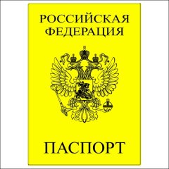 Топпер декоративный Паспорт Золото 8,7х12,5 см ТСК128