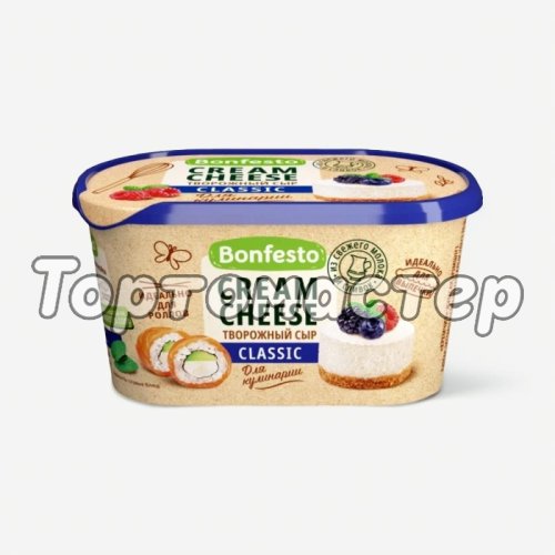 Сыр кремчиз мягкий Bonfesto 70% 400 г без скидки
