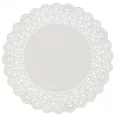 Салфетки под торт ажурные 9-10 см 250 шт AS90
