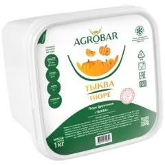 Пюре замороженное AGROBAR Тыква 1 кг 