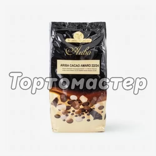 Какао-порошок алкализованный ARIBA AMARO 22-24% 80 г 