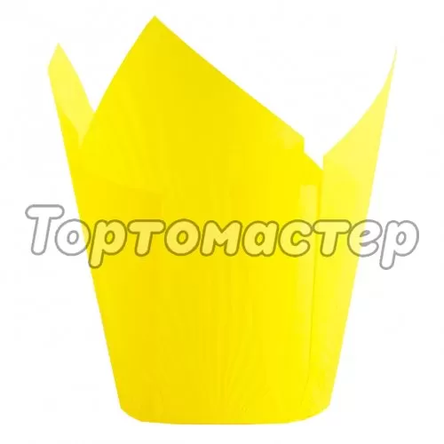 Капсула тюльпан Жёлтая D50 H80 мм 1 шт TULIP Y 50*80 E  716050PG_R, б-28