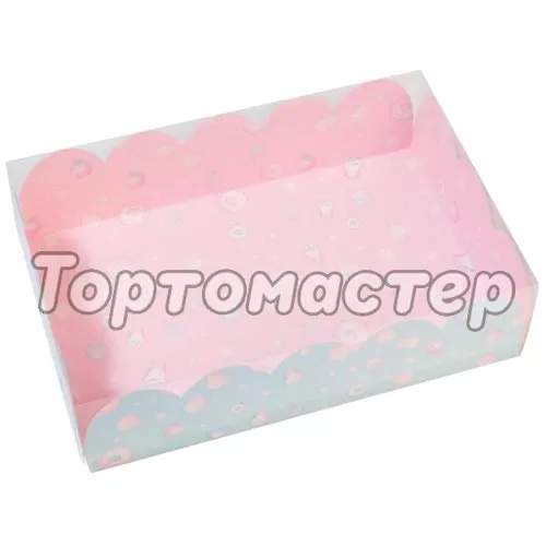 Коробка для сладостей с окном "Десерт" 20х30х8 см 3573562