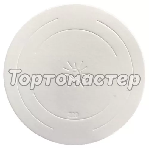 Подложка под торт Белая 3,2 мм 22 см НФ-00003420, НФ-00003447
