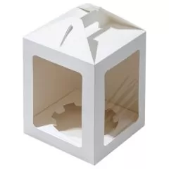 Коробка для кулича 12х12х16 см ForG JUMPL II W W 120*120*160 ST	