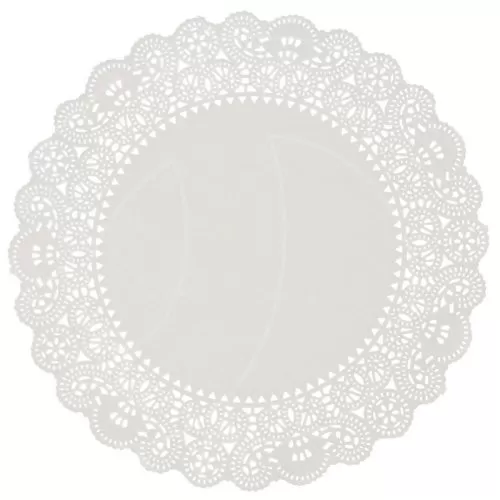 Салфетки под торт ажурные 9-10 см 250 шт AS90