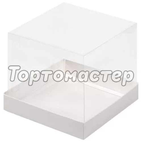Коробка для шоколадной фигурки белая 8х8х9 см ТИ-00131