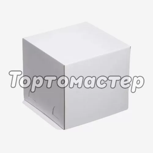 Коробка для торта белая 24х24х22 см ForG STANDART W 240*240*220 S