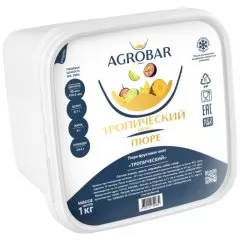 Пюре замороженное AGROBAR Тропический микс 1 кг 